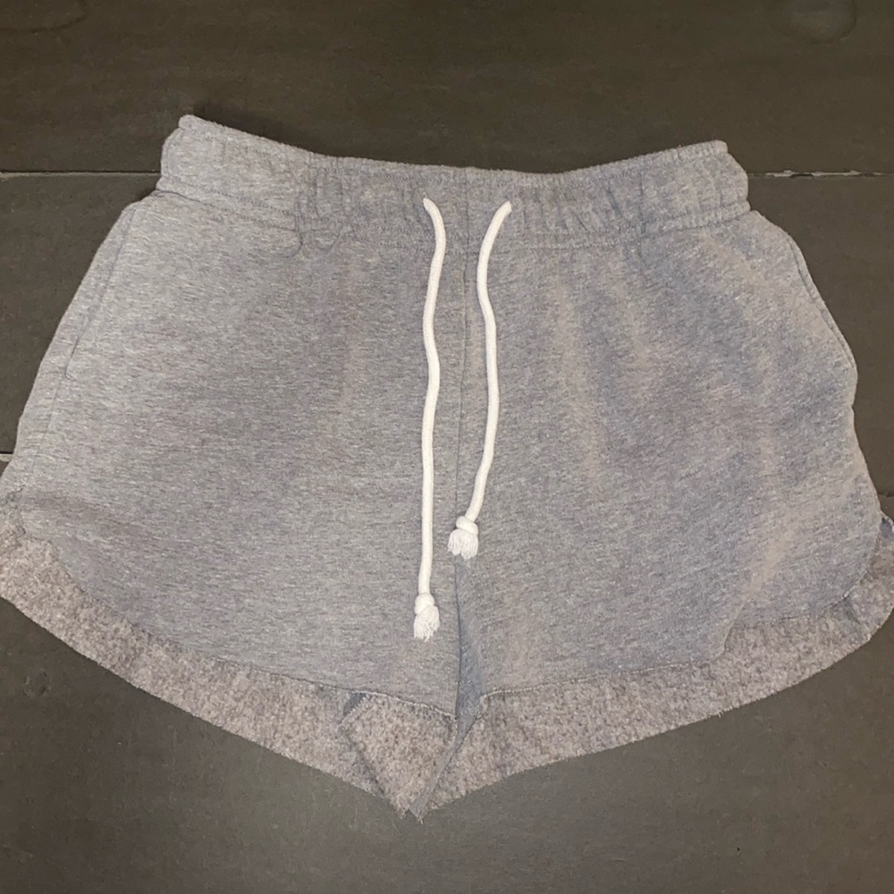 Wild Fable Large Gray High Rise Draw String Sweat Shorts